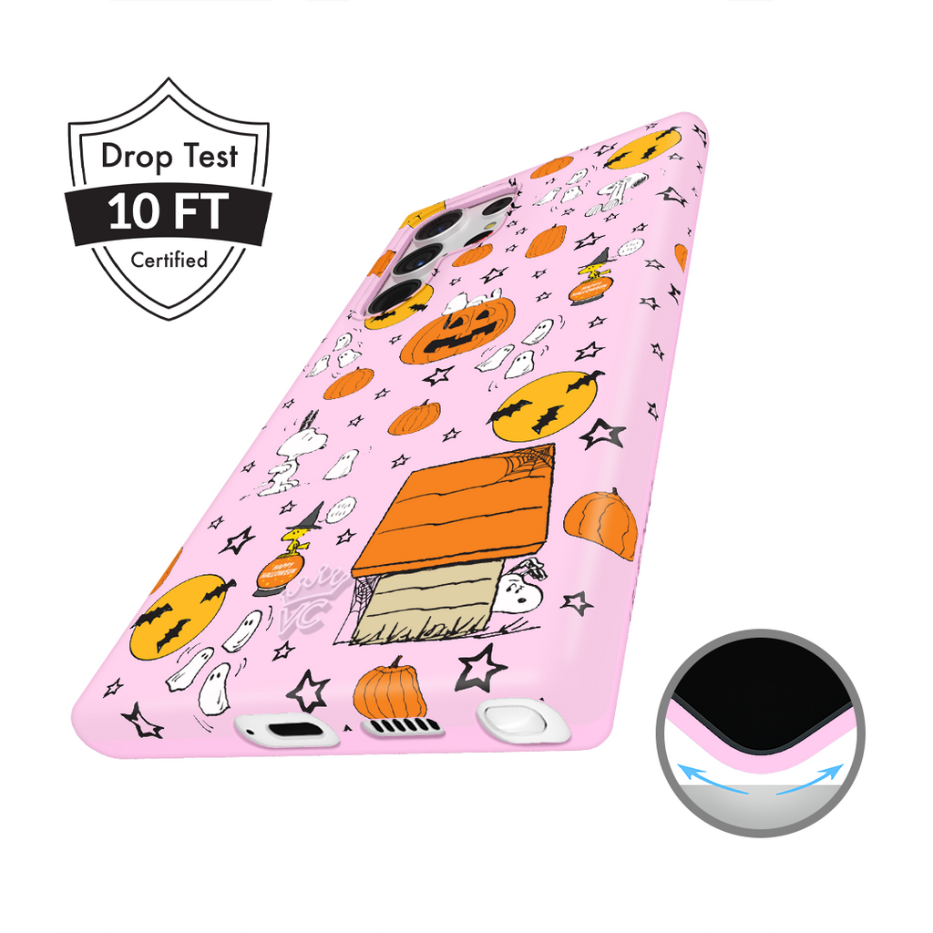 Snoopy Pink Pumpkins Samsung Case