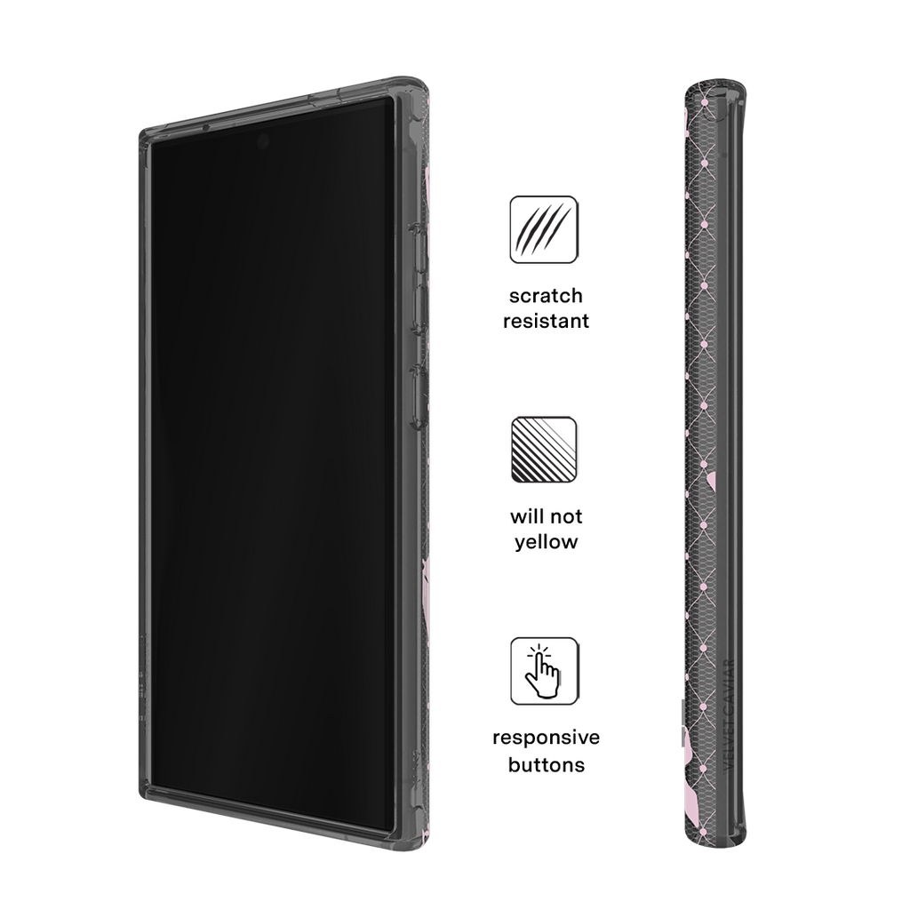 Lacy Pink Bows Samsung Case
