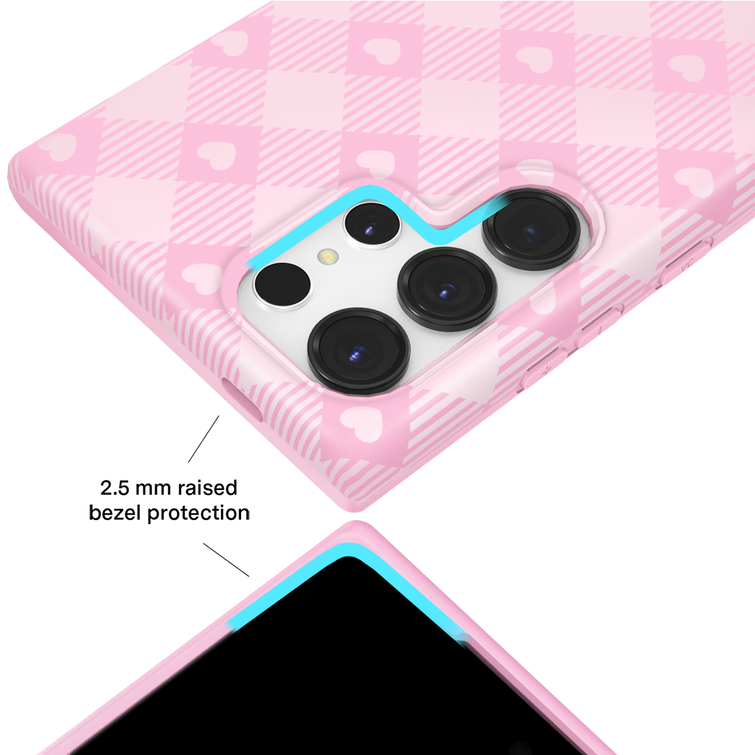 Dolly Pink Gingham Samsung Case