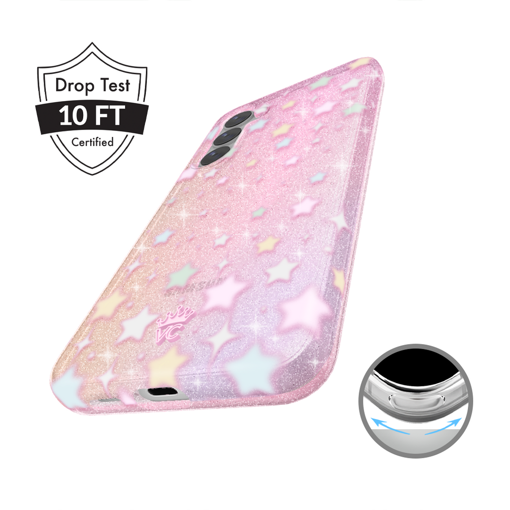 Falling Star Glitter Samsung Case