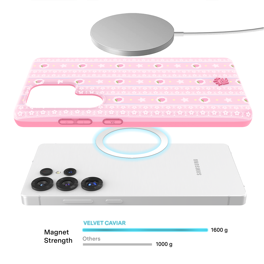 Strawberry Macaron Samsung Case