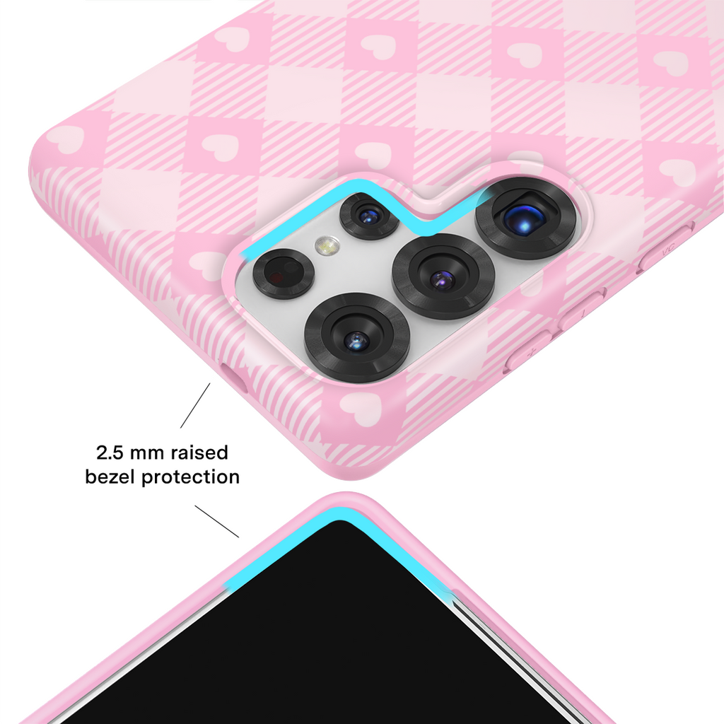 Dolly Pink Gingham Samsung Case
