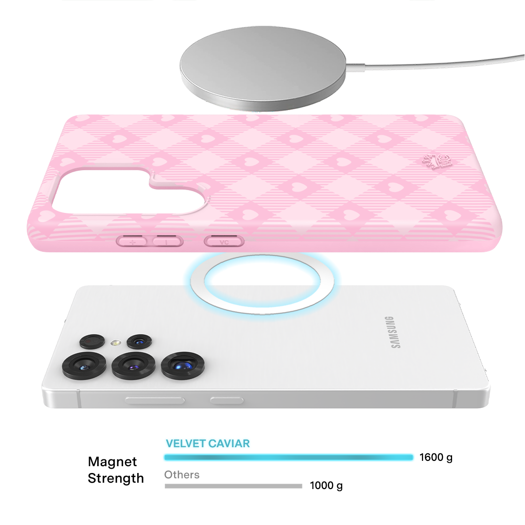 Dolly Pink Gingham Samsung Case