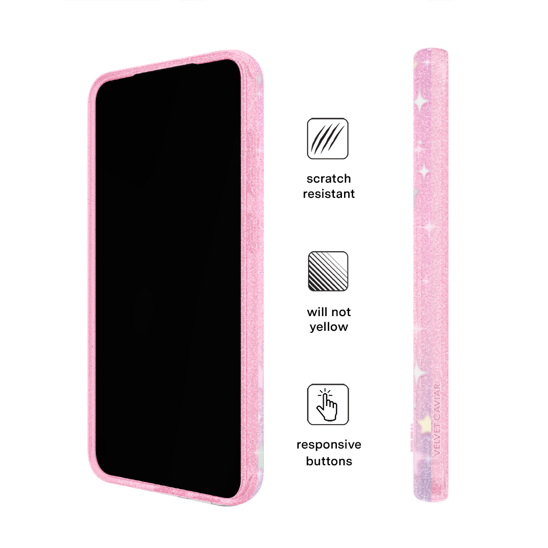 Falling Star Glitter Samsung Case