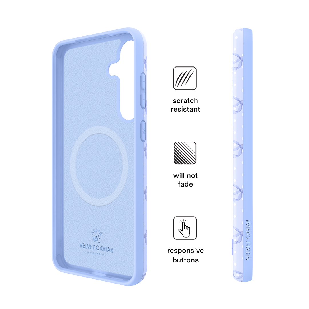 Lovely Blue Bows Samsung Case