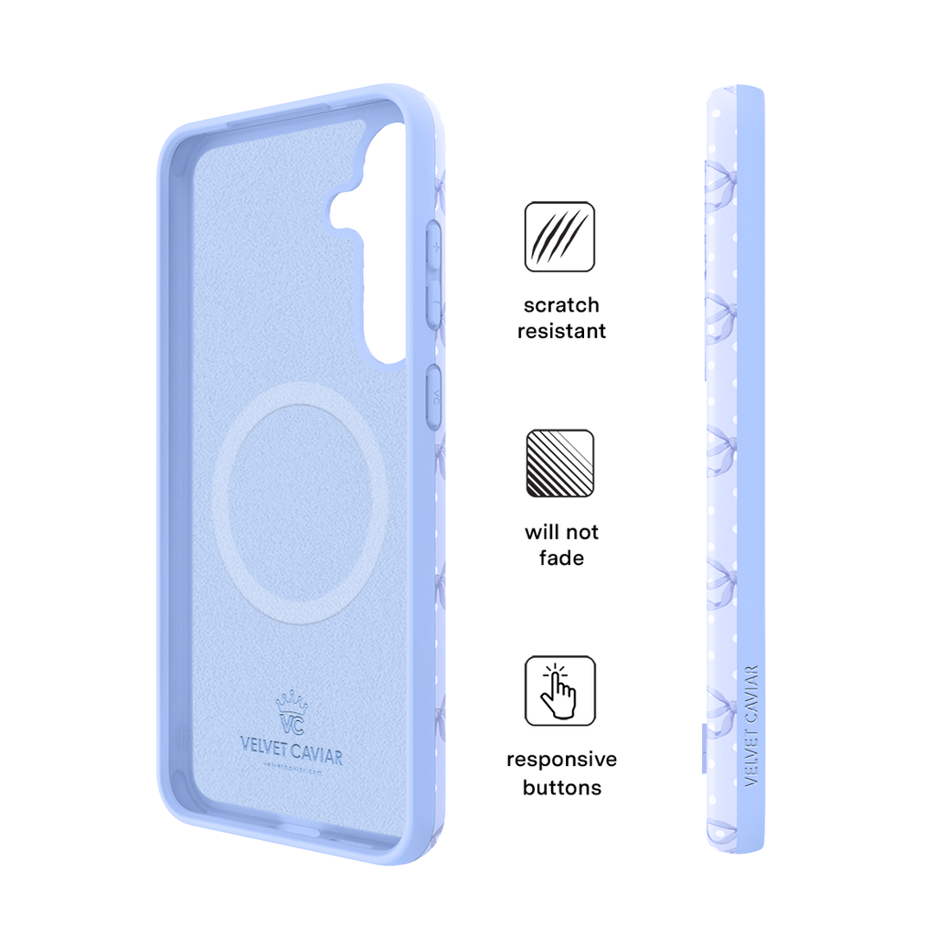 Lovely Blue Bows Samsung Case