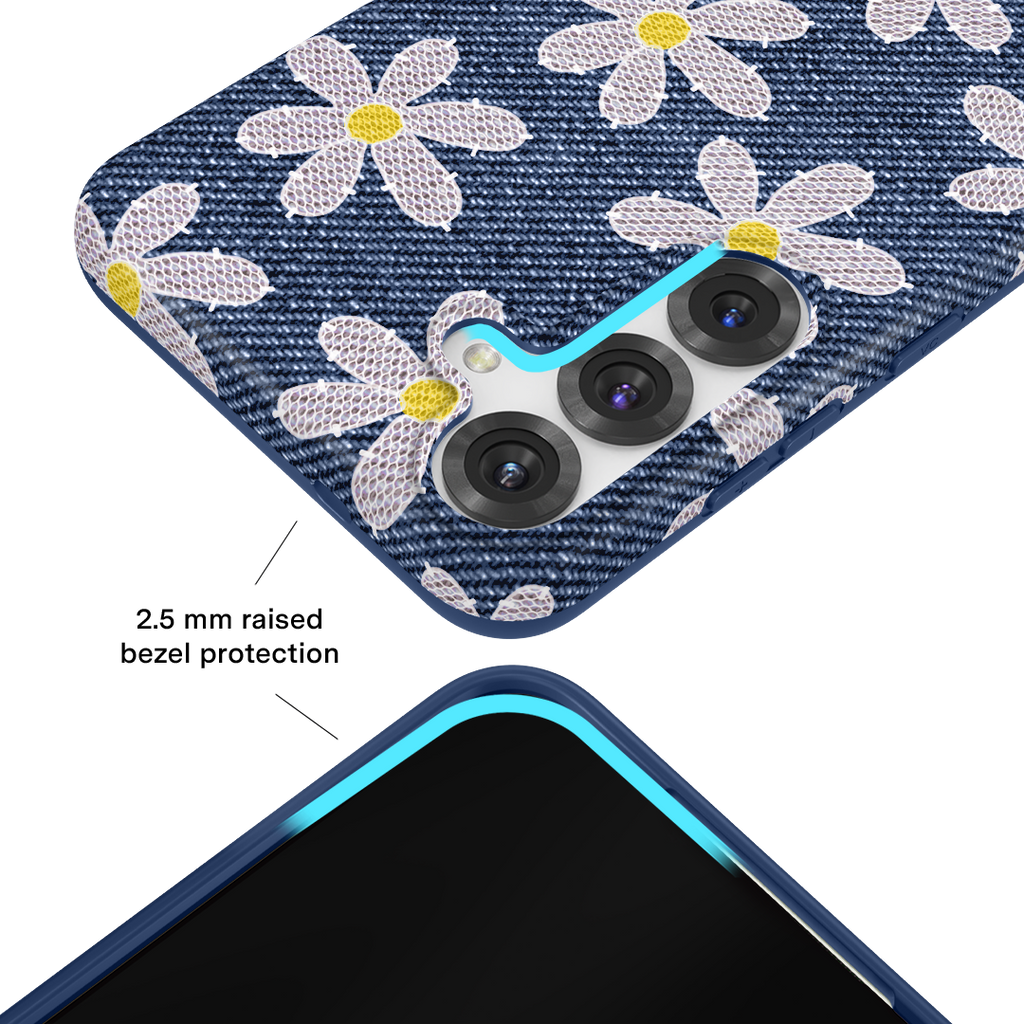 Denim Daisy Samsung Case