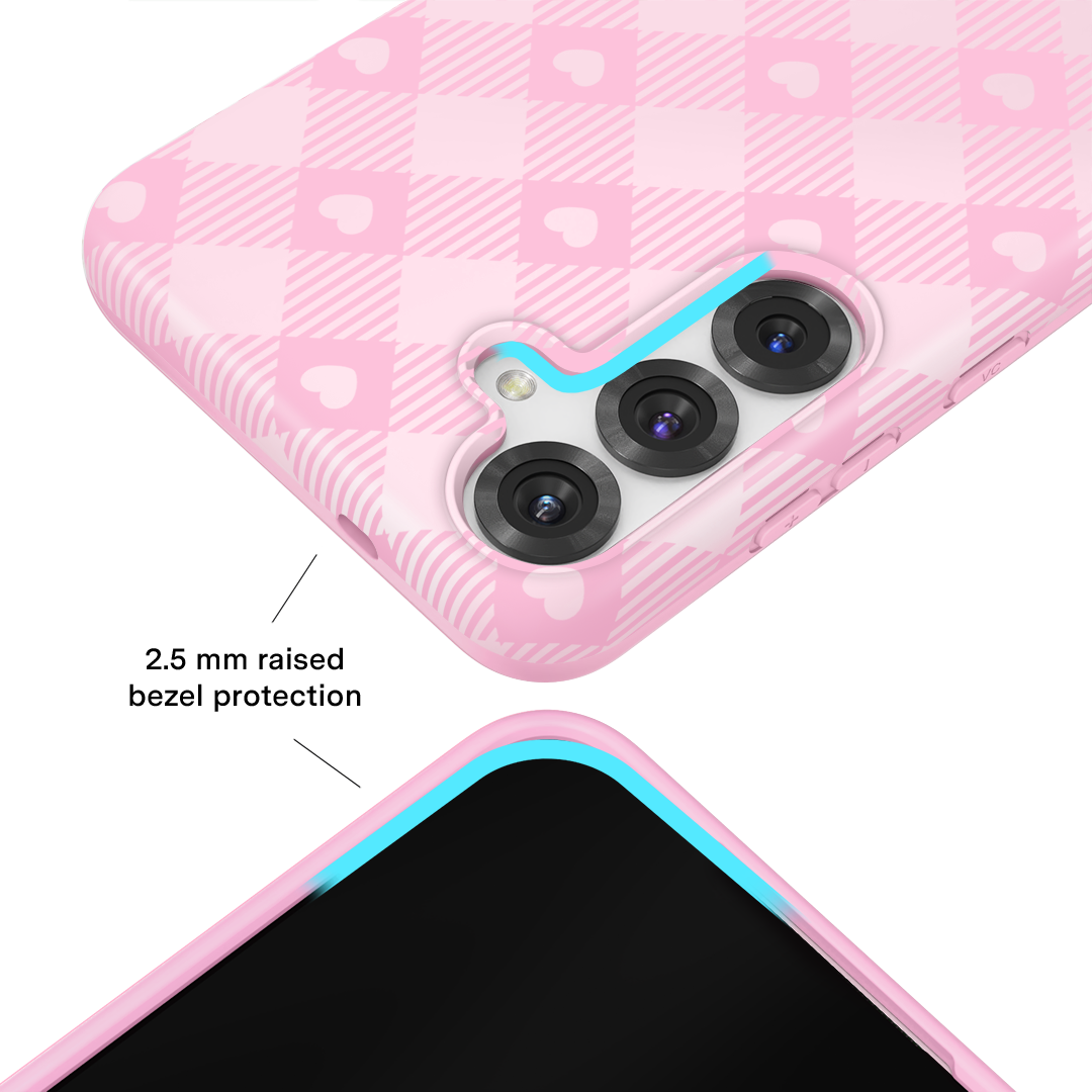 Dolly Pink Gingham Samsung Case