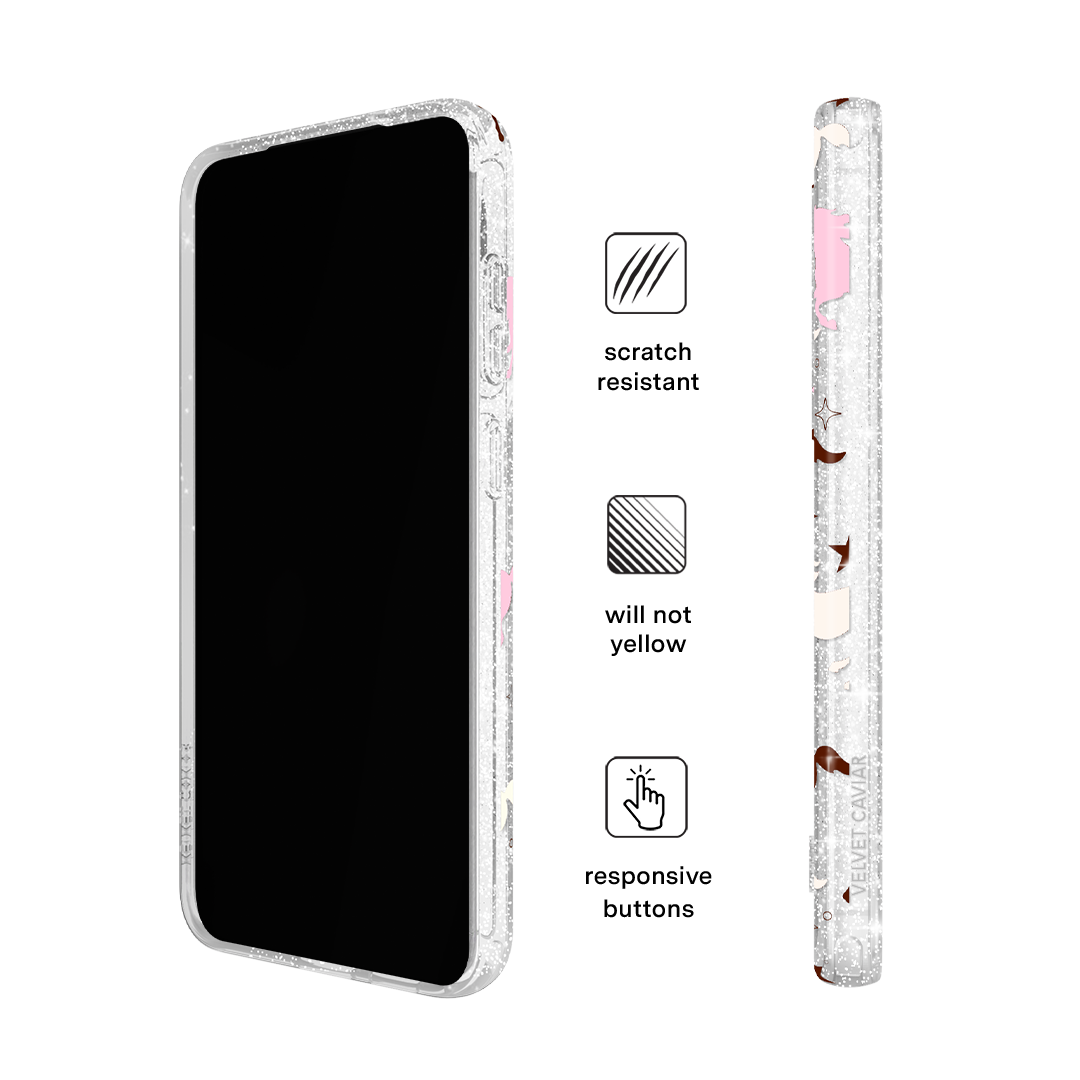 Pink Pony Glitter Samsung Case