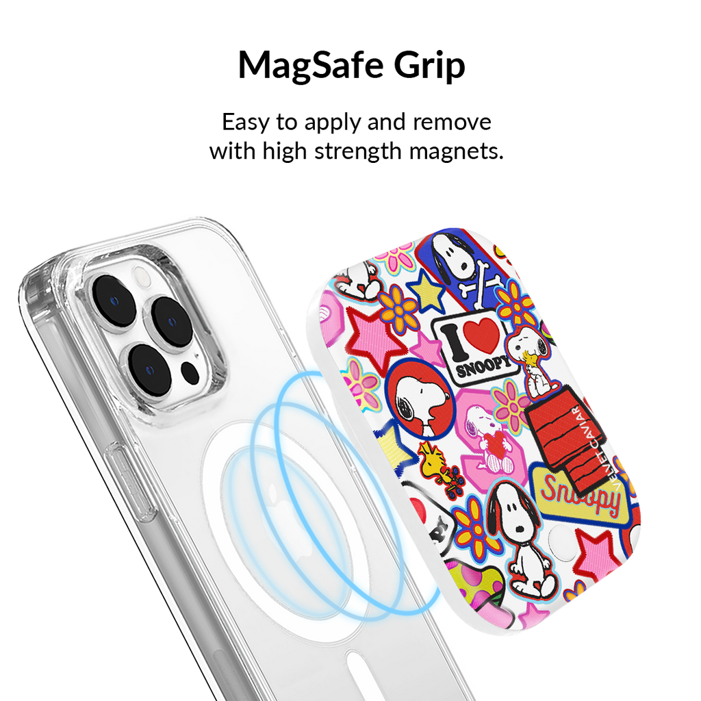 Snoopy Patchwork MagSafe Battery Power Pack