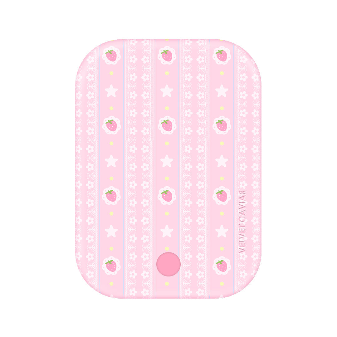 Strawberry Macaron MagSafe Battery Power Pack