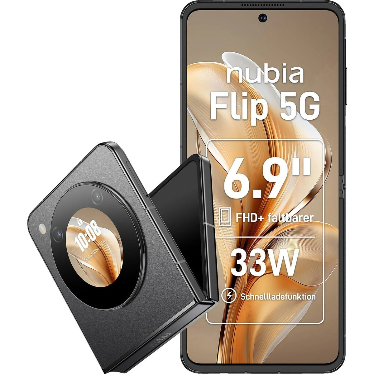 Nubia Flip 256GB 5G Cosmic Black