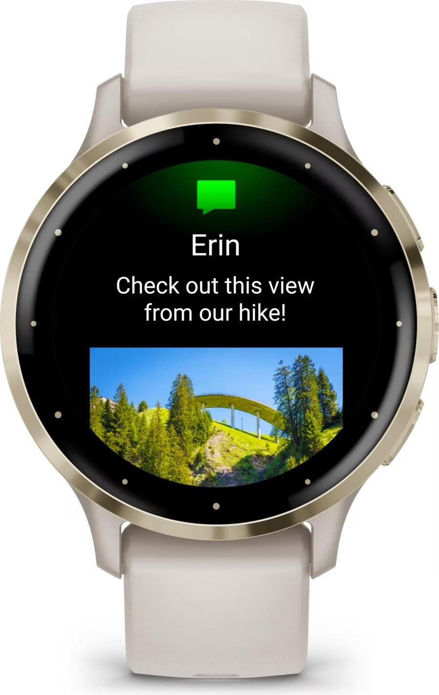 Garmin Venu 3S 41mm Elfenbein Gold